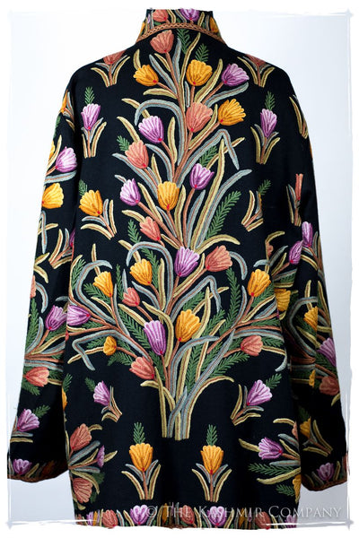 Française Jardin de Tulipés d'Provence Renoir Wool Jacket