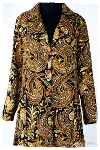 Française Jardin des Papillons Orient Renoir Wool Coat