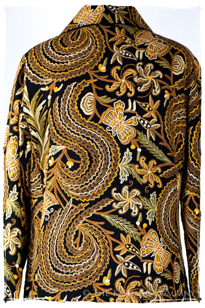 Française Jardin des Papillons Orient Renoir Wool Coat