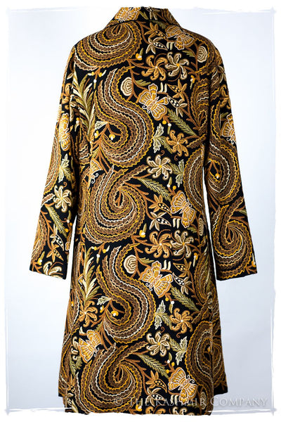 Française Jardin des Papillons Orient Renoir Wool Coat