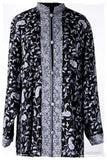 Française Nuances de Gracé Paisley Secret Garden Wool Coat