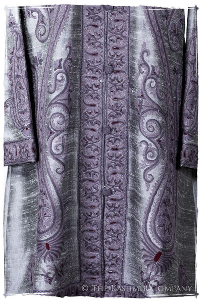 Française Argent d'orient Royalé Paisley Silk Coat