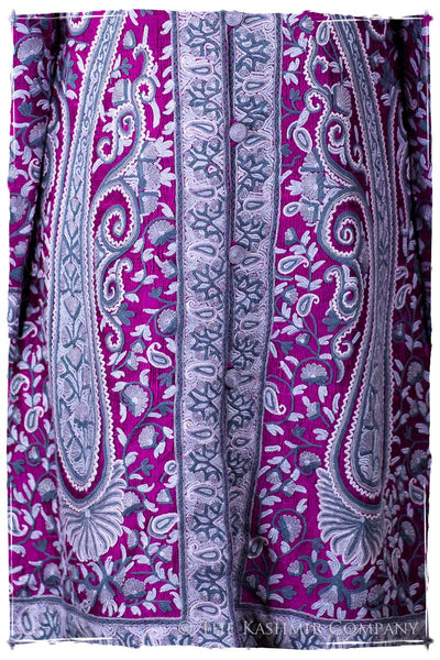 Française Lilac d'orient Royalé Paisley Silk Coat