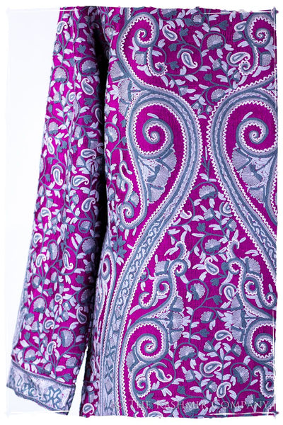 Française Lilac d'orient Royalé Paisley Silk Coat