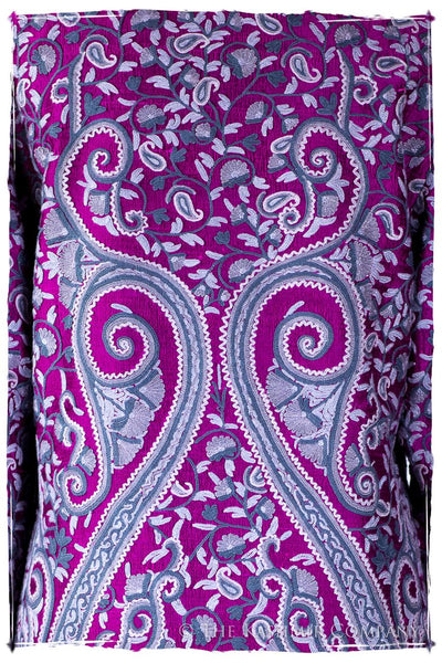 Française Lilac d'orient Royalé Paisley Silk Coat