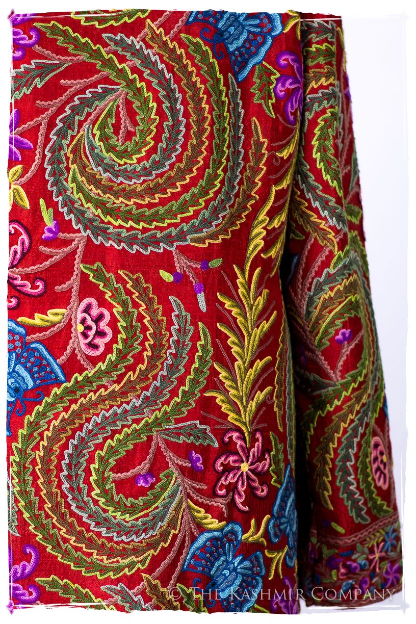 Française Magnifiqué des Papillons Orient Renoir Silk Coat