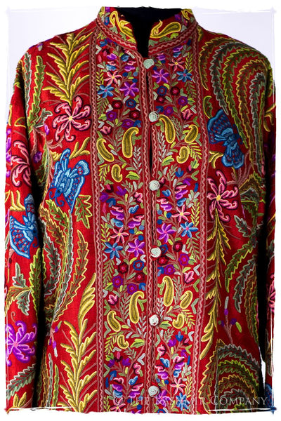 Française Magnifiqué des Papillons Orient Renoir Silk Coat