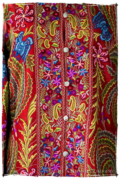 Française Magnifiqué des Papillons Orient Renoir Silk Coat