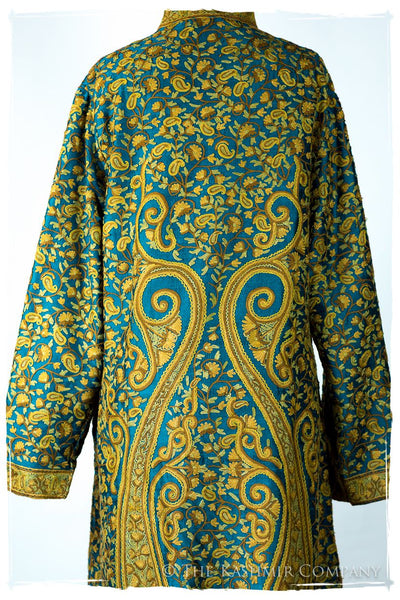 Française Palais Jewel d'orient Royalé Paisley Silk Coat