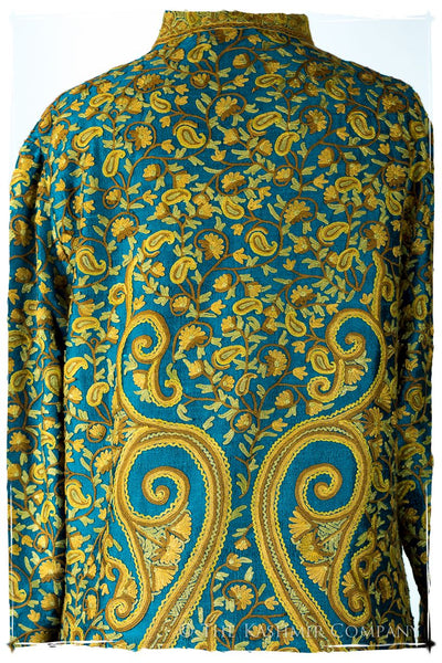 Française Palais Jewel d'orient Royalé Paisley Silk Coat
