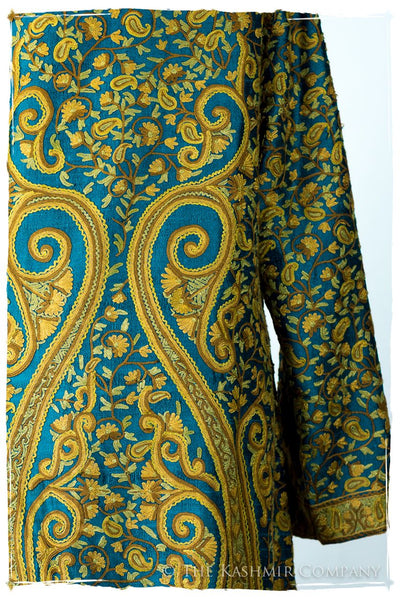 Française Palais Jewel d'orient Royalé Paisley Silk Coat