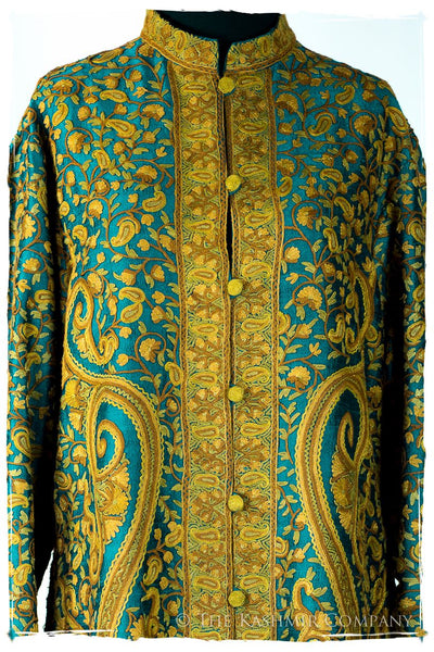 Française Palais Jewel d'orient Royalé Paisley Silk Coat