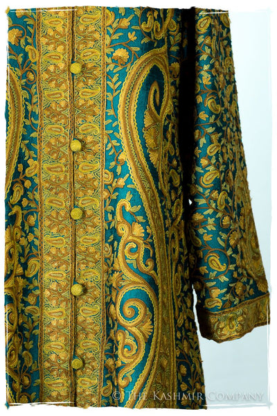 Française Palais Jewel d'orient Royalé Paisley Silk Coat