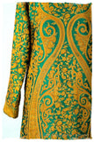 Française Palais Gold d'orient Royalé Paisley Silk Coat