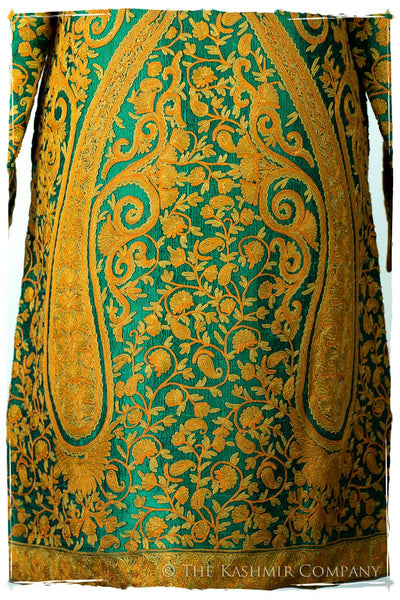 Française Palais Gold d'orient Royalé Paisley Silk Coat
