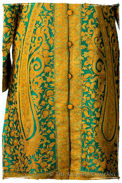 Française Palais Gold d'orient Royalé Paisley Silk Coat