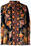 Française Jardin de Tulipés d'Autumn Renoir Wool Jacket