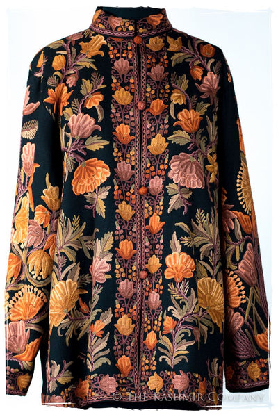 Française Jardin de Tulipés d'Autumn Renoir Wool Jacket