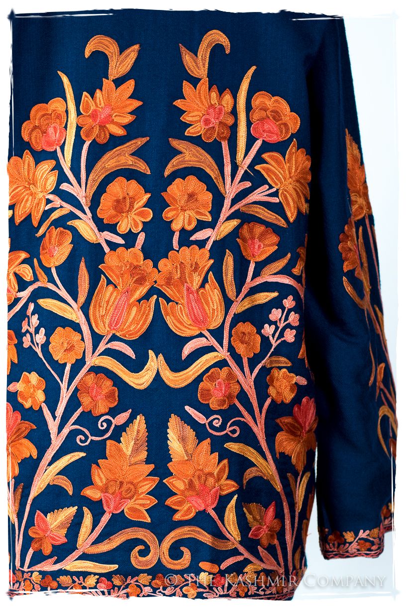 Française Terre de Sienne Gold Secret Garden Wool Jacket