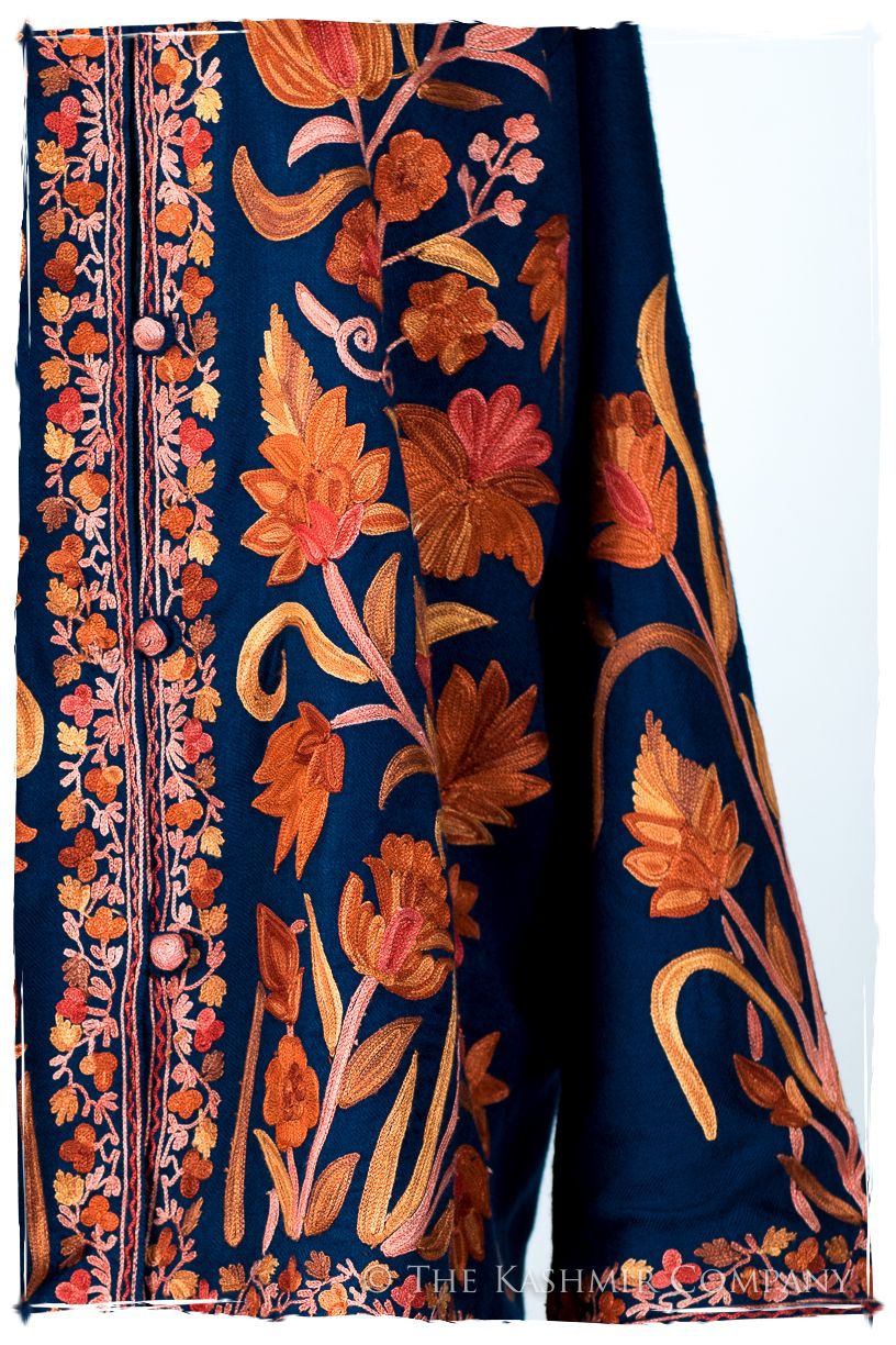Française Terre de Sienne Gold Secret Garden Wool Jacket