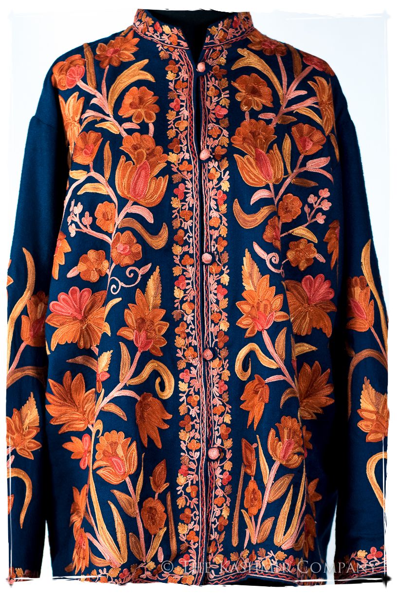 Française Terre de Sienne Gold Secret Garden Wool Jacket