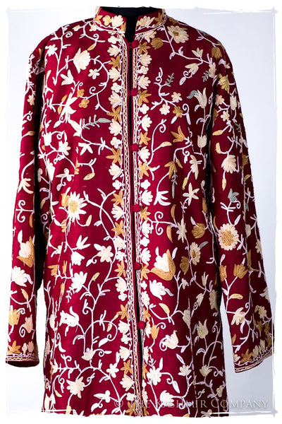 Française Léonie Rougé Secret Garden Silk Coat