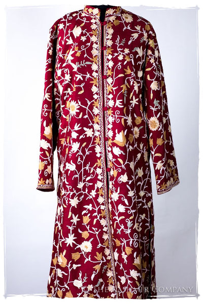 Française Léonie Rougé Secret Garden Silk Coat