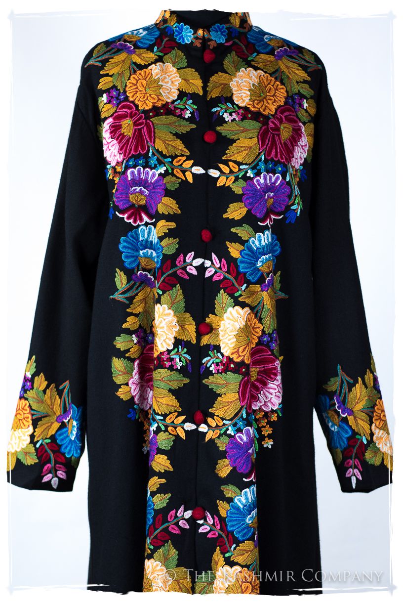 Française Florentine Renoir Noir Wool Coat