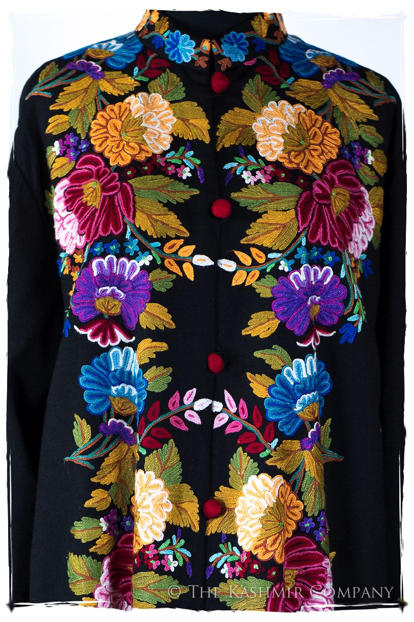 Française Florentine Renoir Noir Wool Coat