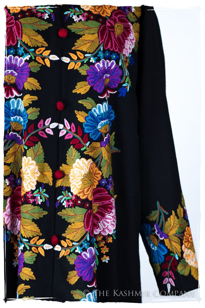 Française Florentine Renoir Noir Wool Coat
