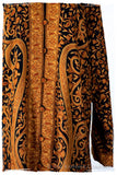Française Mughal Gold d'orient Royalé Paisley Silk Coat