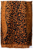 Française Mughal Gold d'orient Royalé Paisley Silk Coat