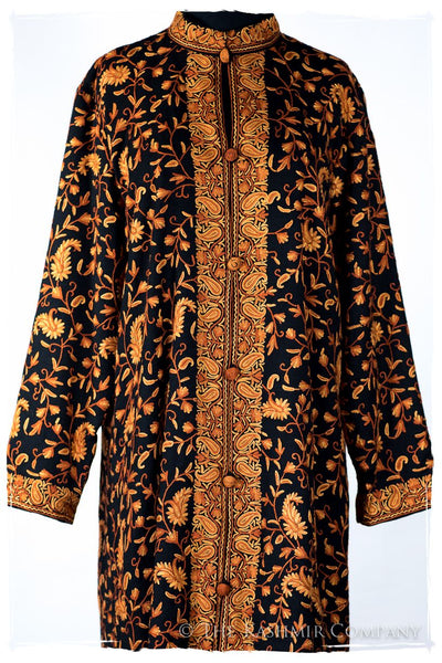 Française Nuances de Terré Paisley Secret Garden Wool Coat