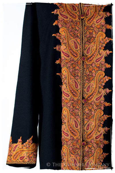 Française Marie-Élise de Terré Paisley Secret Garden Wool Coat