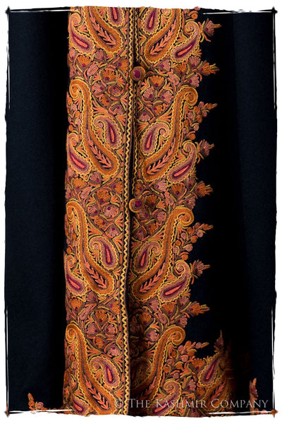 Française Marie-Élise de Terré Paisley Secret Garden Wool Coat