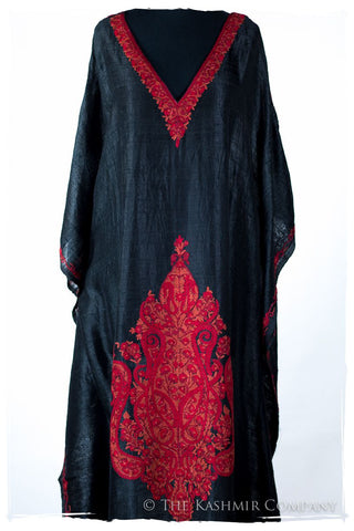 Française Amoureuse de Andrée Noir Silk Robe