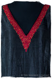 Française Amoureuse de Andrée Noir Silk Robe