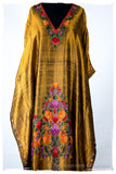 Française Amoureuse de Christine Gold Silk Robe
