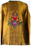 Française Amoureuse de Christine Gold Silk Robe