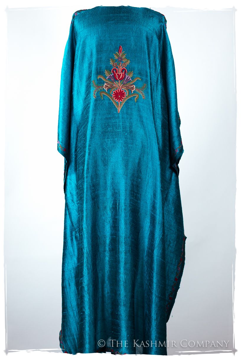Française Amoureuse de Caroline Ocean Silk Robe