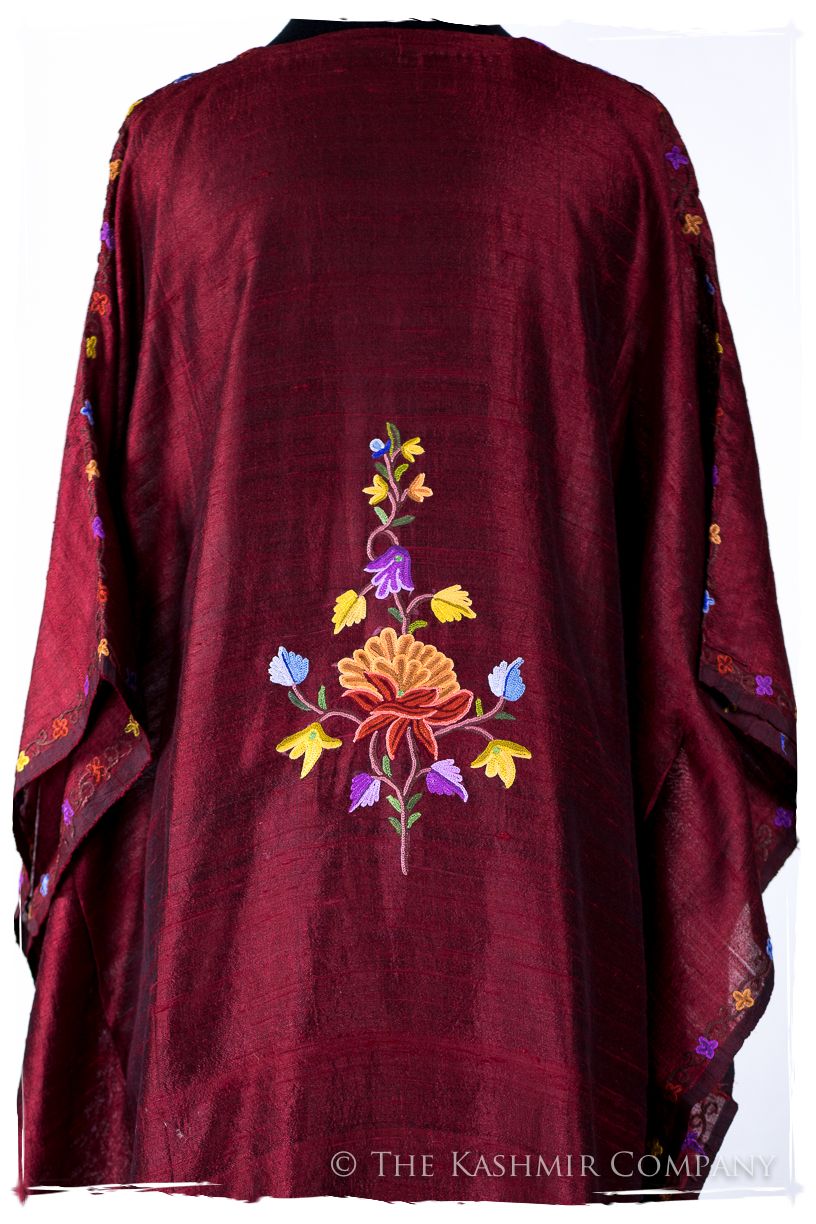 Française Amoureuse de Isabellé Garnet Silk Robe