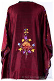 Française Amoureuse de Isabellé Garnet Silk Robe