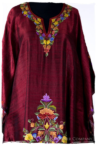 Française Amoureuse de Isabellé Garnet Silk Robe