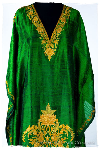 Française Amoureuse de Abriellé Emerald Silk Robe