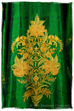 Française Amoureuse de Abriellé Emerald Silk Robe