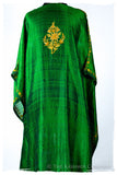 Française Amoureuse de Abriellé Emerald Silk Robe