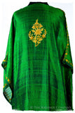 Française Amoureuse de Abriellé Emerald Silk Robe