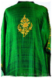 Française Amoureuse de Abriellé Emerald Silk Robe
