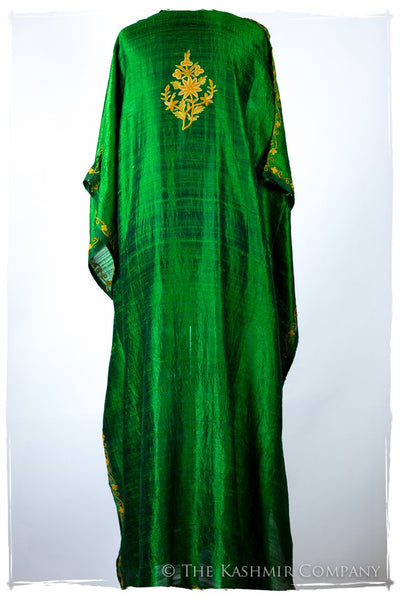 Française Amoureuse de Abriellé Emerald Silk Robe