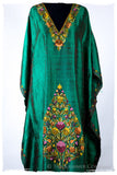 Française Amoureuse de Amélie Emerald Silk Robe